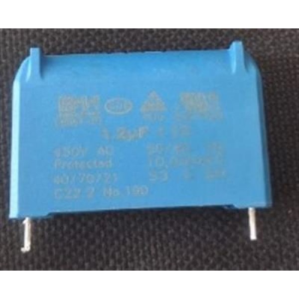 1.2µF 450VAC CBB61 Motor ve Fan Başlangıç Kondansatörü 1.2µF 450VAC CBB61 Motor ve Fan Başlangıç Kondansatörü