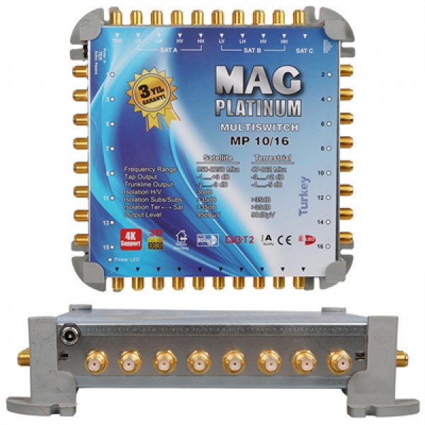 10*16 Sonlu/Kaskatlı Swıtchlı Uydu Santrali Mag Platınum