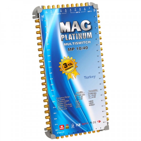 10*40 Sonlu/Kaskatlı Swıtchlı Uydu Santrali Mag Platınum