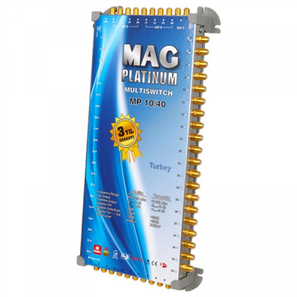 10*40 Sonlu/Kaskatlı Swıtchlı Uydu Santrali Mag Platınum