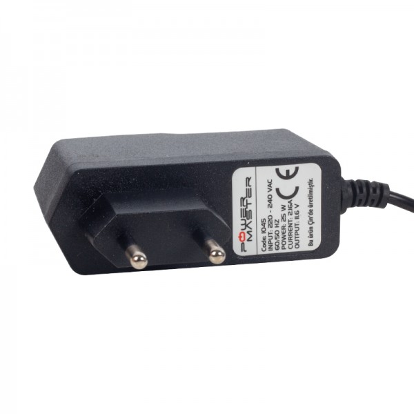 POWERMASTER PM-1045 11.6 VOLT 2.16 AMPER 5.5*2.5 UÇLU VERIFONE YAZAR KASA POS CİHAZI PLASTİK KASA ADAPTÖR