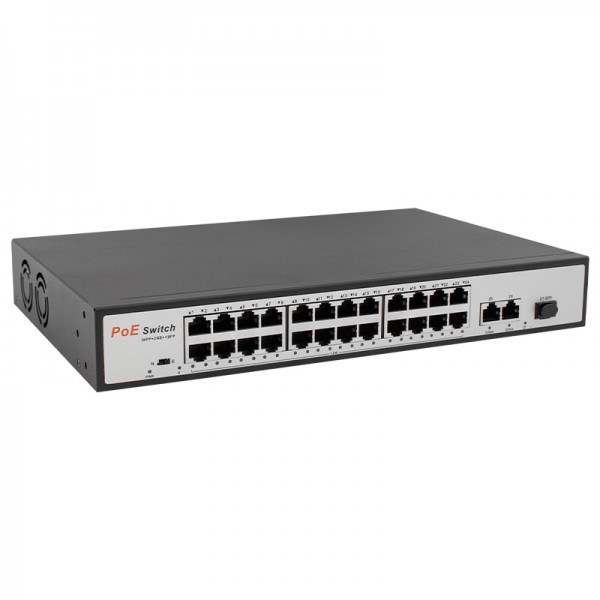 URANIUM POE-2421SFP 2X GIGABIT UPLINK 1X SFP 24 PORT 10/100 MBPS 300 WATT POE SWITCH URANIUM POE-2421SFP 2X GIGABIT UPLINK 1X SFP 24 PORT 10/100 MBPS 300 WATT POE SWITCH