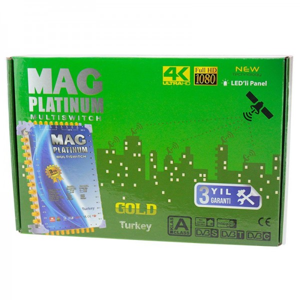10*8 SONLU UYDU SANTRALİ MAG PLATINUM 10*8 SONLU UYDU SANTRALİ MAG PLATINUM