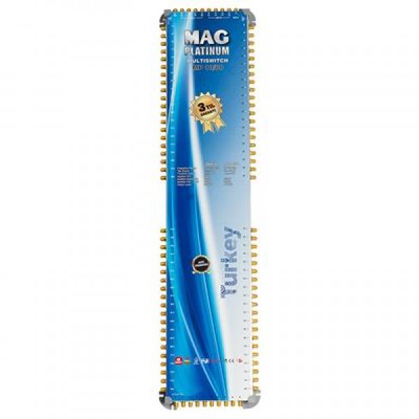 MAG Platinum MP 10/80 Multiswitch - 10 Giriş 80 Çıkışlı Merkezi Uydu Santrali Hybrid 4K ve 3D Destekli MAG Platinum MP 10/80 Multiswitch - 10 Giriş 80 Çıkışlı Merkezi Uydu Santrali Hybrid 4K ve 3D Destekli