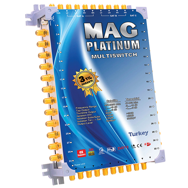 10*40 SONLU UYDU SANTRALİ MAG PLATINUM 10*40 SONLU UYDU SANTRALİ MAG PLATINUM