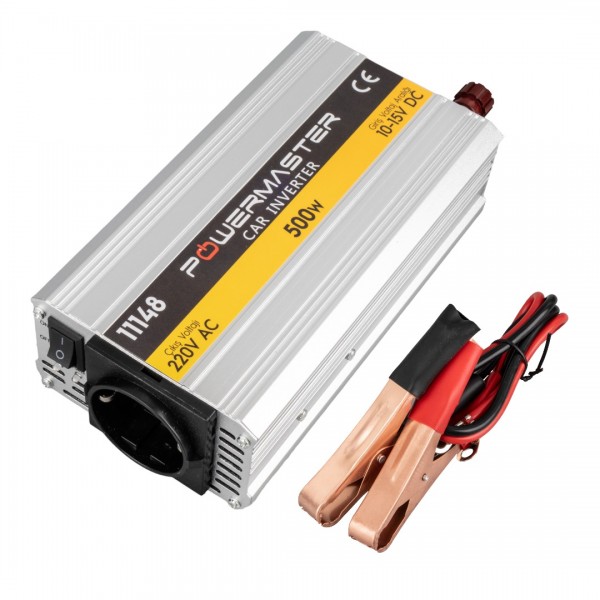 POWERMASTER PM-11148 12 VOLT - 500 WATT MODIFIED SINUS INVERTER (10-15V ARASI-220V AC) POWERMASTER PM-11148 12 VOLT - 500 WATT MODIFIED SINUS INVERTER (10-15V ARASI-220V AC)