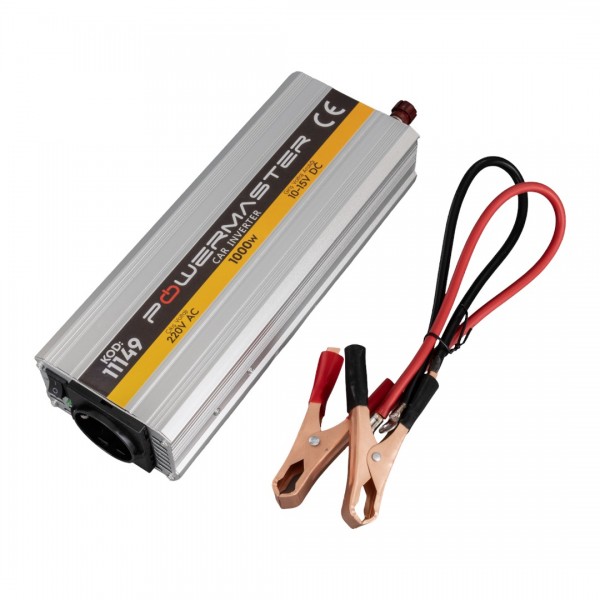 POWERMASTER PM-11149 12 VOLT - 1000 WATT MODIFIED SINUS INVERTER (10-15V ARASI-220V AC) POWERMASTER PM-11149 12 VOLT - 1000 WATT MODIFIED SINUS INVERTER (10-15V ARASI-220V AC)