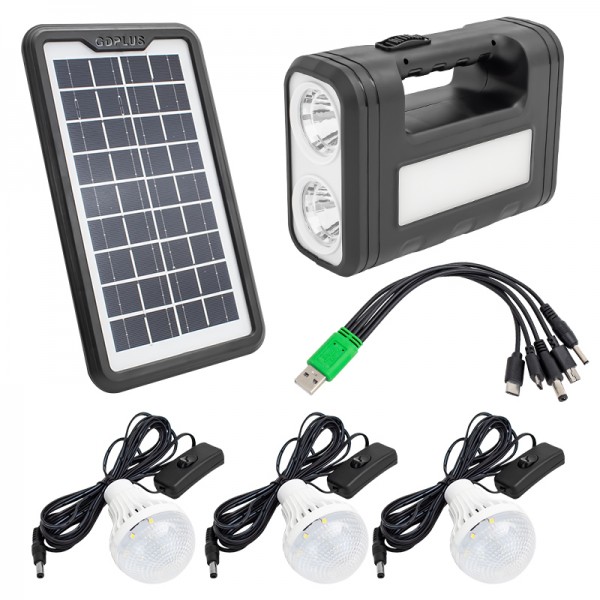 POWERMASTER GD-8017S PANELLİ SOLAR LAMBA 3 AMPULLÜ SET AKÜLÜ SOLAR IŞILDAK FENER POWERMASTER GD-8017S PANELLİ SOLAR LAMBA 3 AMPULLÜ SET AKÜLÜ SOLAR IŞILDAK FENER