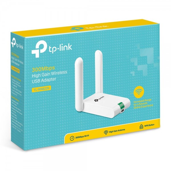 TP-LINK TL-WN822N HIGH GAIN WIFI ADAPTOR TP-LINK TL-WN822N HIGH GAIN WIFI ADAPTOR