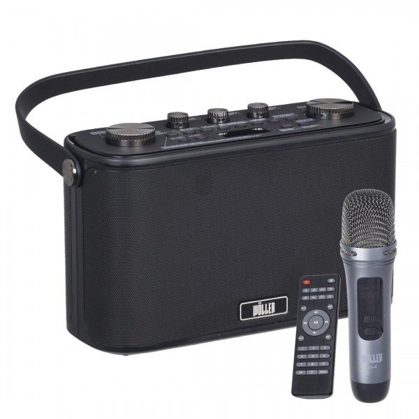 WÖLLER W-612E 150W USB-SD-BLUETOOTH-UK TEK EL TELSİZ MİK TAŞINABİLİR HOPARLOR[SEYYAR ]