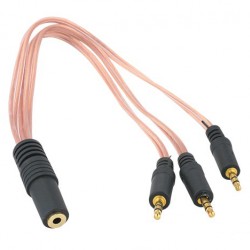 3.5 MM STEREO DİŞİ / 3 X 3.5 STEREO ERKEK 5+1 KABLO