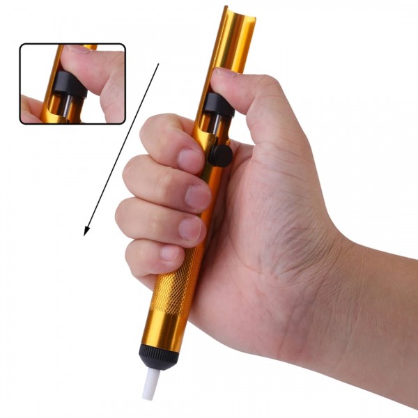 PINSUN PS-807A ALÜMİNYUM METAL YÜKSEK EMİŞLİ LEHİM TEMİZLEME POMPASI (192MM)