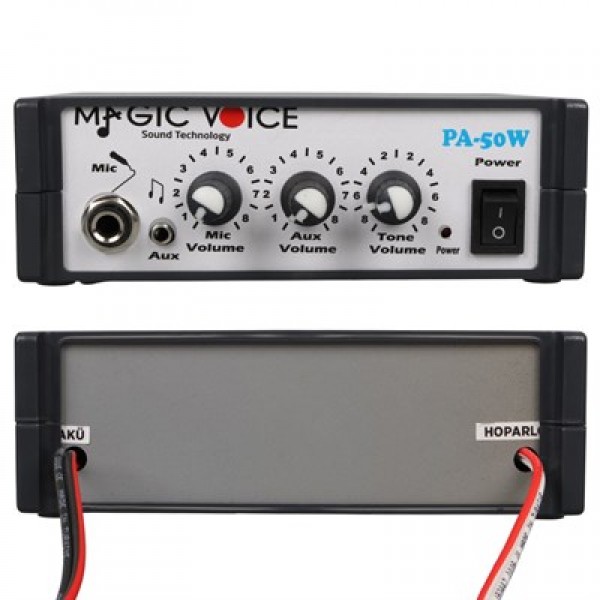 12 Volt 40 Watt Mini Metal Kasa Pazarcı Anfisi