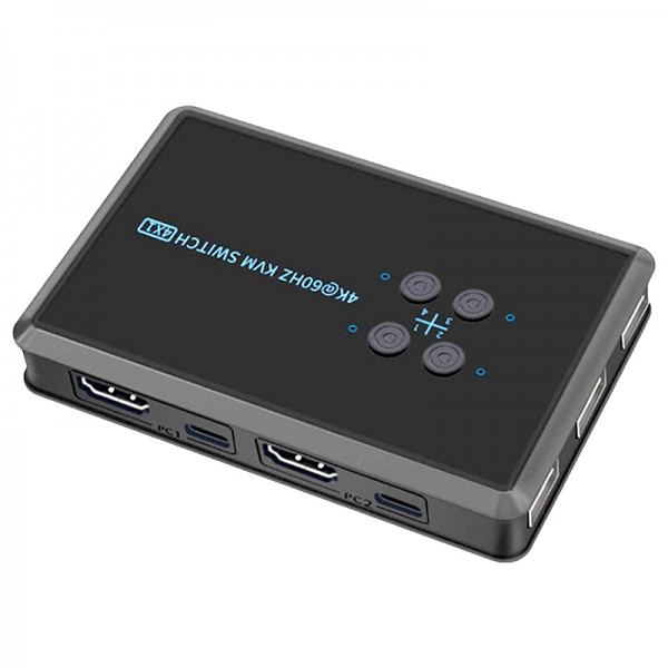 POWERMASTER PM-12016 4K HDMI KVM SWITCH 4X1 POWERMASTER PM-12016 4K HDMI KVM SWITCH 4X1