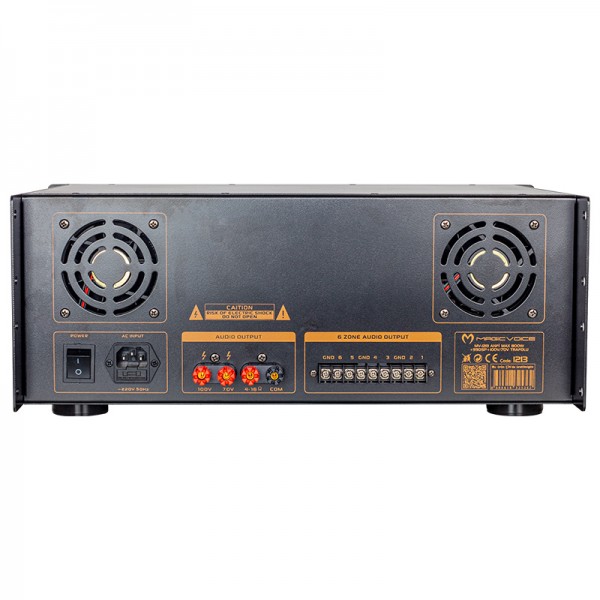 MAGICVOICE MV-1213 KÜP MİXER ANFİ USB BT UK RMS100W MAX 800W 6 ZON+99DSP+4-16-70-100V TRAFOLU MAGICVOICE MV-1213 KÜP MİXER ANFİ USB BT UK RMS100W MAX 800W 6 ZON+99DSP+4-16-70-100V TRAFOLU