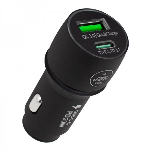 POWERWAY CC35 YENİ NESİL USB-C (IPHONE TO TYPE-C) ARAÇ ŞARJ SETİ (PD18W) POWERWAY CC35 YENİ NESİL USB-C (IPHONE TO TYPE-C) ARAÇ ŞARJ SETİ (PD18W)