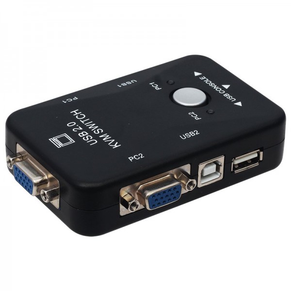 POWERMASTER PM-12690 USB 2.0 MANUEL 2 PORT KVM SWITCH POWERMASTER PM-12690 USB 2.0 MANUEL 2 PORT KVM SWITCH