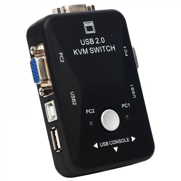 POWERMASTER PM-12690 USB 2.0 MANUEL 2 PORT KVM SWITCH POWERMASTER PM-12690 USB 2.0 MANUEL 2 PORT KVM SWITCH