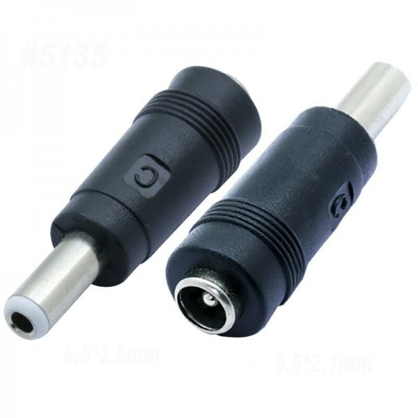 DC 2.1 MM DİŞİ/2.5 MM ERKEK ÇEVİRİCİ ADAPTÖR JACK FİŞ DC 2.1 MM DİŞİ/2.5 MM ERKEK ÇEVİRİCİ ADAPTÖR JACK FİŞ