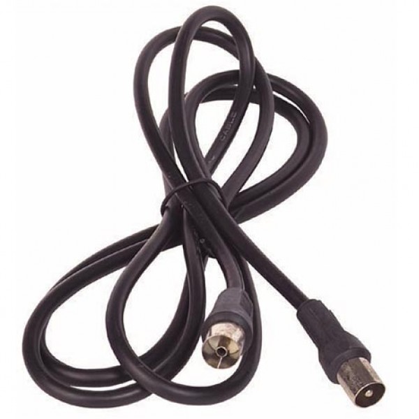 TV VIDEO 1.5 METRE STANDART ARA KABLO (60 OHM ERKEK - DİŞİ KABLO)