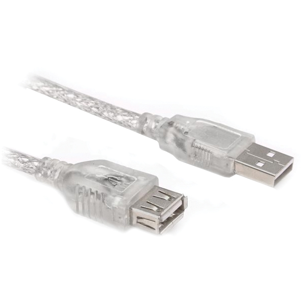 POWERMASTER 3 METRE ŞEFFAF USB UZATMA KABLOSU POWERMASTER 3 METRE ŞEFFAF USB UZATMA KABLOSU