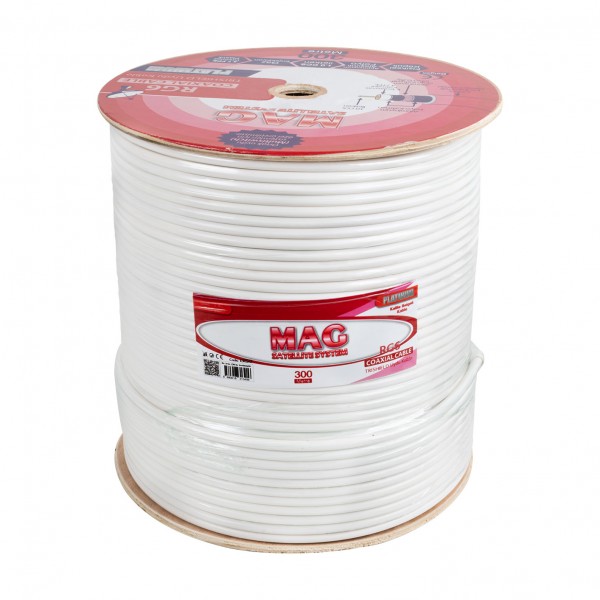 MAG PLATINUM RG6/U4 TRISHIELD 64 TEL ANTEN KABLOSU (300 METRE) MAG PLATINUM RG6/U4 TRISHIELD 64 TEL ANTEN KABLOSU (300 METRE)