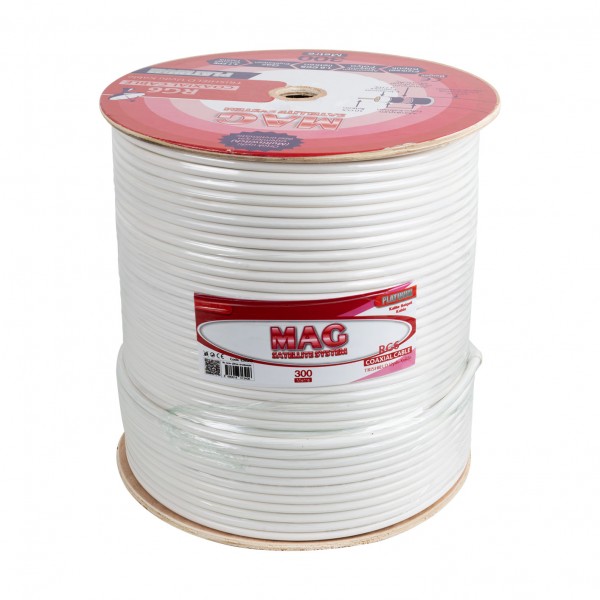 MAG PLATINUM RG6/U4 TRISHIELD 64 TEL ANTEN KABLOSU (300 METRE) MAG PLATINUM RG6/U4 TRISHIELD 64 TEL ANTEN KABLOSU (300 METRE)