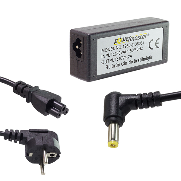 POWERMASTER PM-13806 10 VOLT - 4.2 AMPER 5.5*2.5 UÇLU YAZAR KASA ADAPTÖR