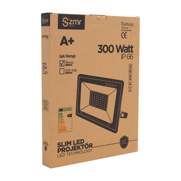 ZMR 300 WATT - 220 VOLT 6500K IP66 150* IŞIK AÇISI DRIVERSIZ SLİM KASA BEYAZ LED PROJEKTÖR ZMR 300 WATT - 220 VOLT 6500K IP66 150* IŞIK AÇISI DRIVERSIZ SLİM KASA BEYAZ LED PROJEKTÖR
