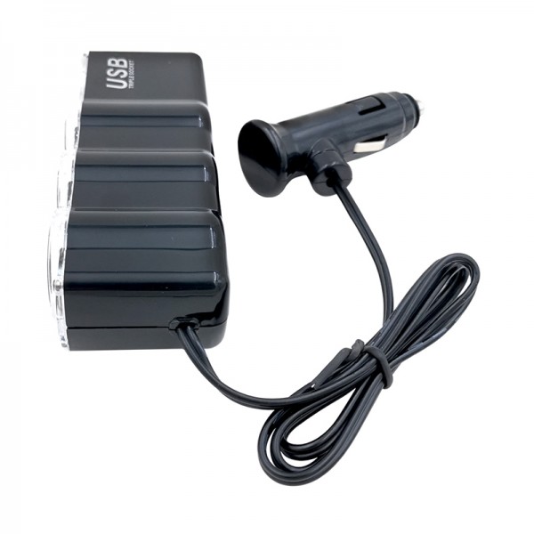 POWERMASTER WF-0120 3LÜ USBLİ ÇAKMAK ÇOKLAYICI POWERMASTER WF-0120 3LÜ USBLİ ÇAKMAK ÇOKLAYICI