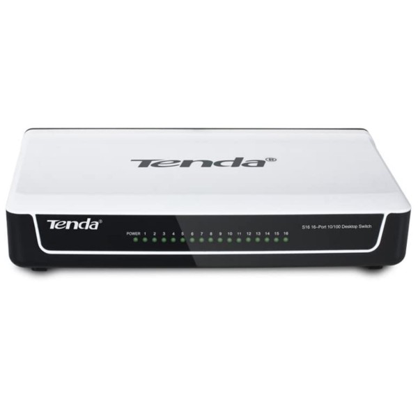 TENDA S16 16 PORT 10/100 MBPS SWITCH TENDA S16 16 PORT 10/100 MBPS SWITCH