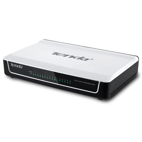 TENDA S16 16 PORT 10/100 MBPS SWITCH TENDA S16 16 PORT 10/100 MBPS SWITCH