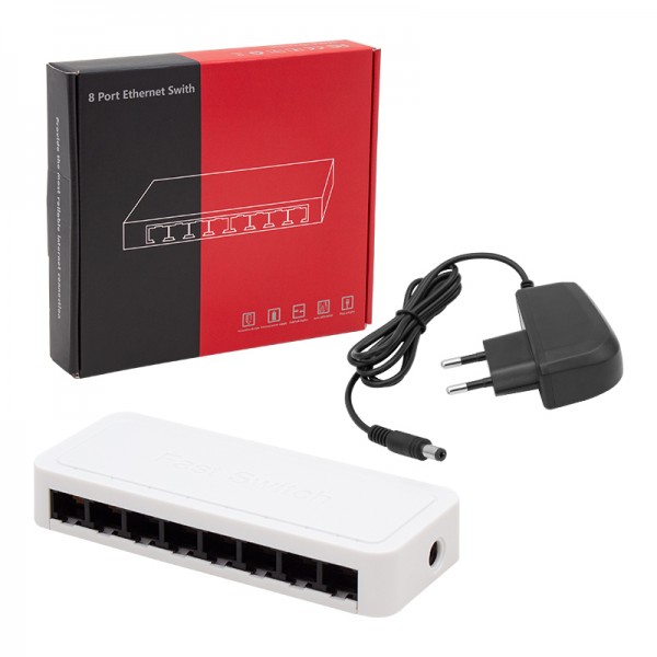 POWERMASTER PM-14054 8 PORT 10/100 MBPS SWITCH POWERMASTER PM-14054 8 PORT 10/100 MBPS SWITCH