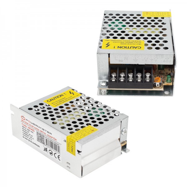 POWERMASTER PM-14065 12 VOLT - 3.5 AMPER - 42 WATT METAL KASA ADAPTÖR POWERMASTER PM-14065 12 VOLT - 3.5 AMPER - 42 WATT METAL KASA ADAPTÖR