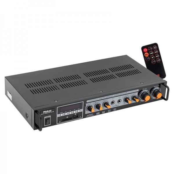 MEKSE UA-103 USB/AUX/UK/BLUETOOTHLU 220V-12V GİRİŞL 50+50 W-STEREO TRAFOSUZ ANFİ MEKSE UA-103 USB/AUX/UK/BLUETOOTHLU 220V-12V GİRİŞL 50+50 W-STEREO TRAFOSUZ ANFİ