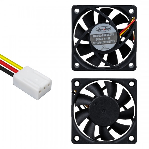 POWERMASTER IC-216A FIRÇASIZ DC FAN 60X60X15MM 24 VOLT 3 PİN (MARXLOW) POWERMASTER IC-216A FIRÇASIZ DC FAN 60X60X15MM 24 VOLT 3 PİN (MARXLOW)