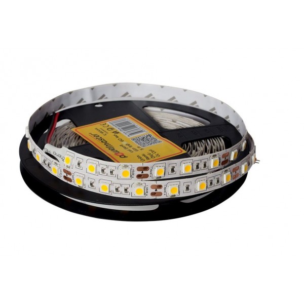 POWERMASTER LED ŞERİT 3 ÇİPLİ GÜN IŞIĞI İÇ MEKAN SİLİKONSUZ 60 LED 5 METRE (4040)
