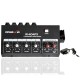 OSAWA W-404FX MİK GİRİŞ-1 LINE ÇIKIŞ EKOLU MİK ÇOĞALTICI 4 KANAL MINI MIXER 20 DB ADAPTÖRLÜ