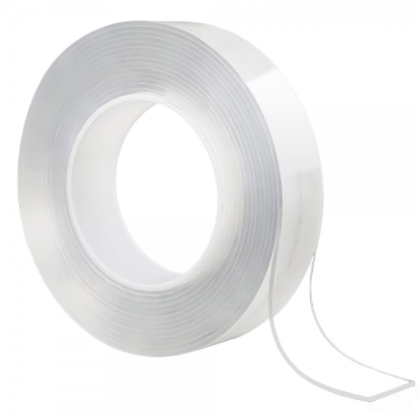 SUNUP SN-14654 ÇİFT TARAFLI NANO TEKNOLOJİ SÜPER YAPIŞTIRICI ŞEFFAF BANT 1MM*3CM*2M SUNUP SN-14654 ÇİFT TARAFLI NANO TEKNOLOJİ SÜPER YAPIŞTIRICI ŞEFFAF BANT 1MM*3CM*2M