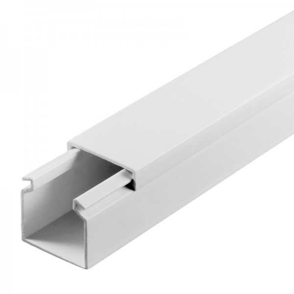 POWERMASTER 25X25 YAPIŞKAN BANTLI PVC KABLO KANALI - 1 BOY 2 METRE (KOLİSİ:25 BOY:50 METRE)