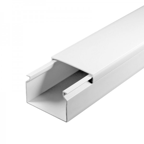 POWERMASTER 40X25 YAPIŞKAN BANTLI PVC KABLO KANALI - 1 BOY 2 METRE (KOLİSİ:25 BOY:50 METRE)