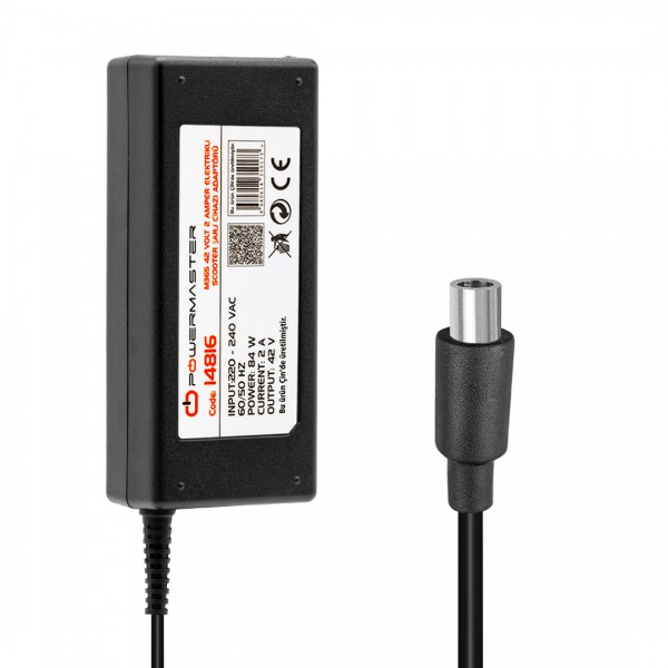 POWERMASTER AD0003 TDS UÇLU XIAOMI M365 42 VOLT - 2 AMPER ELEKTRİKLİ SCOOTER ŞARJ CİHAZI ADAPTÖRÜ POWERMASTER AD0003 TDS UÇLU XIAOMI M365 42 VOLT - 2 AMPER ELEKTRİKLİ SCOOTER ŞARJ CİHAZI ADAPTÖRÜ