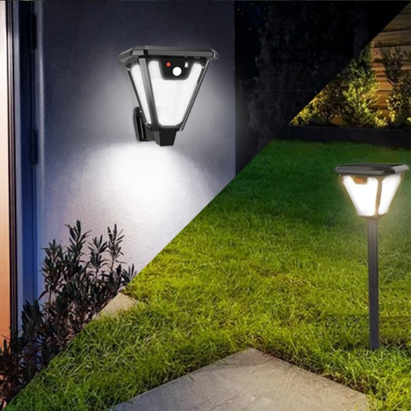 POWERMASTER HS-V83 SOLAR SENSÖRLÜ 100 SMD LEDLİ 3 MODLU BAHÇE VE DUVAR LAMBASI POWERMASTER HS-V83 SOLAR SENSÖRLÜ 100 SMD LEDLİ 3 MODLU BAHÇE VE DUVAR LAMBASI