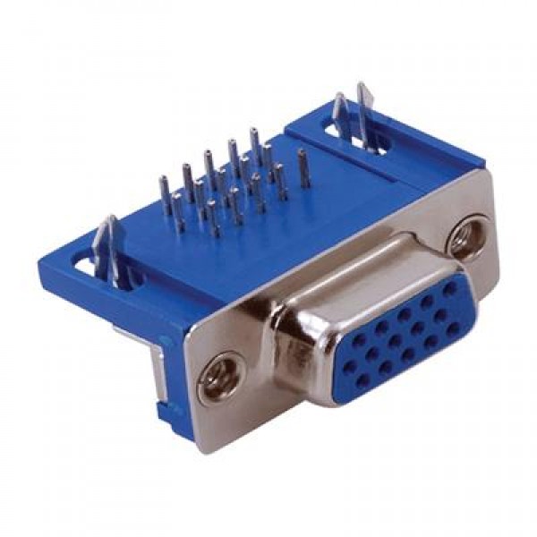 15 Pin Dişi D-Sub Şase L Tip