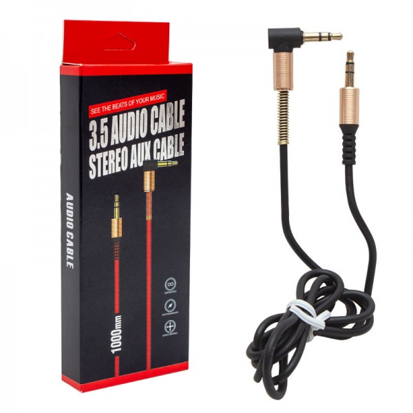 POWERMASTER PM-15124 3.5 MM ERKEK/ERKEK METAL BAŞLIKLI L UÇLU STEREO AUX KABLO POWERMASTER PM-15124 3.5 MM ERKEK/ERKEK METAL BAŞLIKLI L UÇLU STEREO AUX KABLO