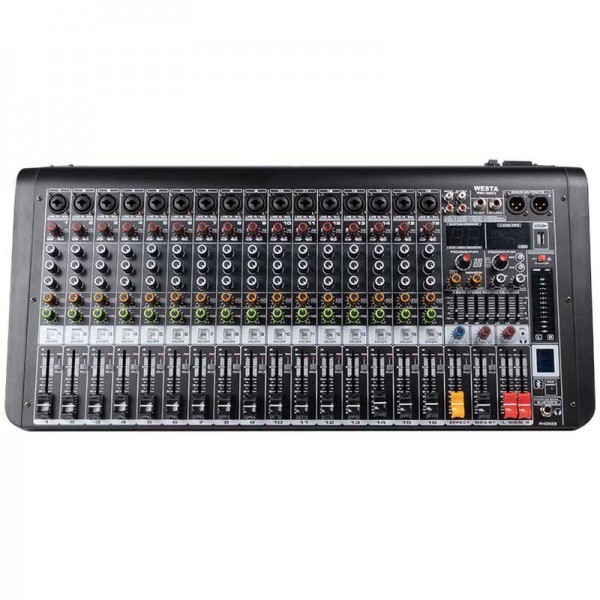 WESTA WMX-1605FX USB/SD/BLUETOOTH 16 KANAL YATIK DECK MİXER WESTA WMX-1605FX USB/SD/BLUETOOTH 16 KANAL YATIK DECK MİXER