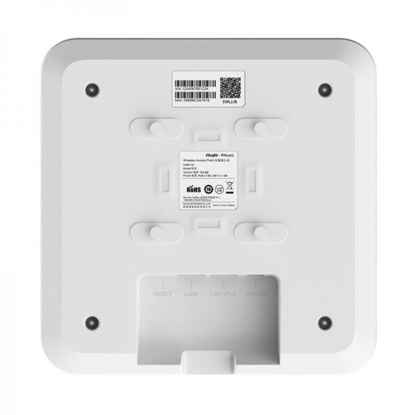 RUIJIE REYEE RG-RAP2200(E) GIGABIT AC1300 DUAL BAND (2.4 GHZ 400 MBPS/5 GHZ 867 MBPS) IC ORTAM TAVAN TİP ACCESS POINT RUIJIE REYEE RG-RAP2200(E) GIGABIT AC1300 DUAL BAND (2.4 GHZ 400 MBPS/5 GHZ 867 MBPS) IC ORTAM TAVAN TİP ACCESS POINT