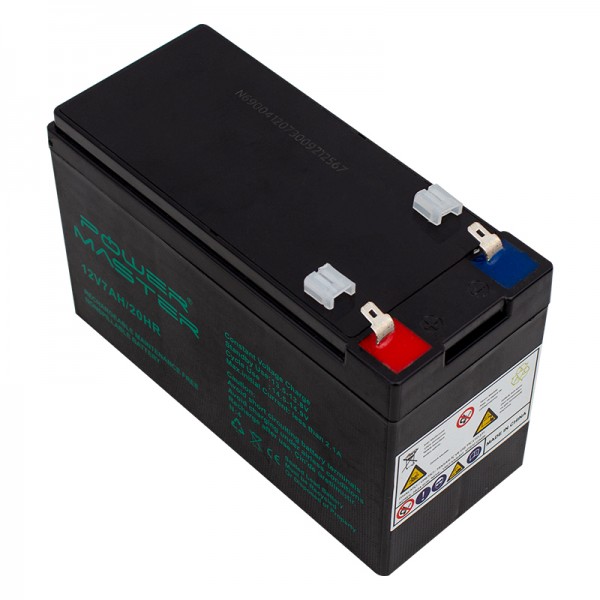 POWERMASTER 12 VOLT - 7 AMPER AKÜ (150 X 65 X 90 MM)