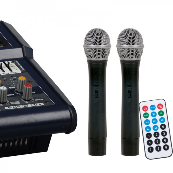 LENTUS LNT-800M 2X400W USB-BT ÇİFT EL KABLOSUZ MİKROFONLU POWER MİXER ANFİ LENTUS LNT-800M 2X400W USB-BT ÇİFT EL KABLOSUZ MİKROFONLU POWER MİXER ANFİ