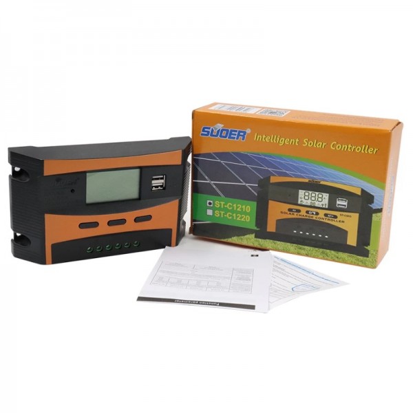 SUOER ST-C1210 12 VOLT - 24 VOLT - 10 AMPER DİJİTAL OTOMATİK SOLAR ŞARJ REGÜLATÖRÜ SUOER ST-C1210 12 VOLT - 24 VOLT - 10 AMPER DİJİTAL OTOMATİK SOLAR ŞARJ REGÜLATÖRÜ
